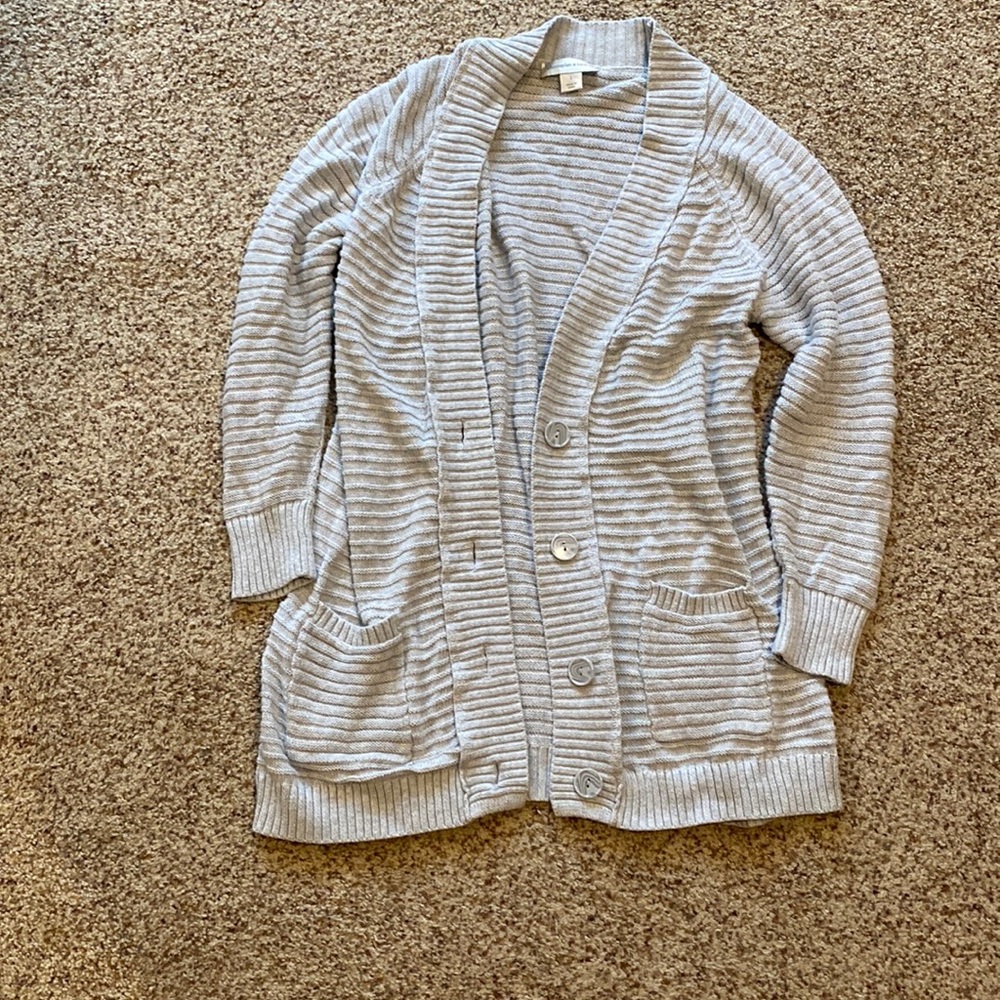 Light gray sweater!